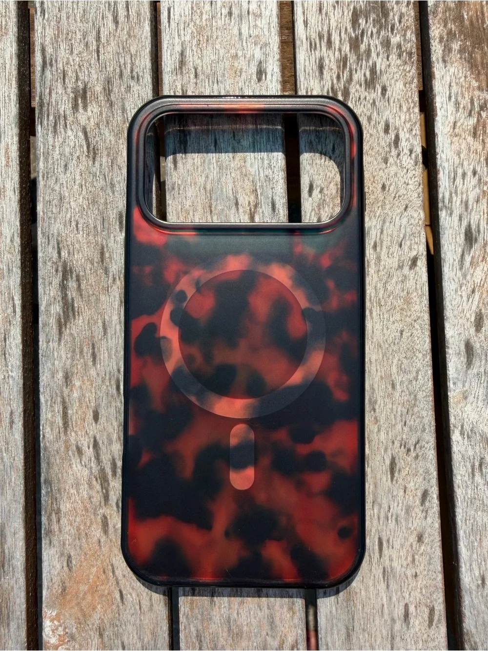 Tortoiseshell MagSafe-Compatible Phone Case - Unbranded